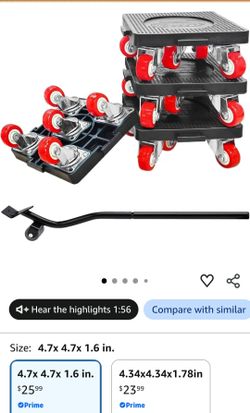 Heavy Duty Furniture Mover Dolly set