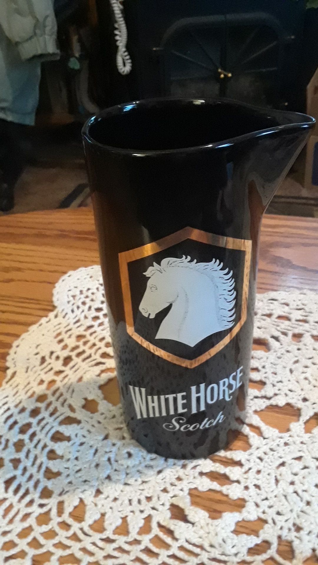 white horse scotch pitcher