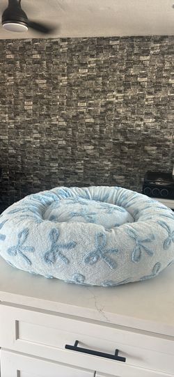 BEDSURE LARGE PET BLUE BLUE BOWS