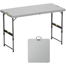 4ft Portable Folding Table