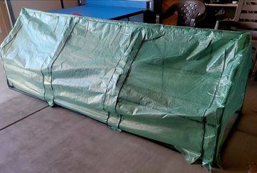 Green Woven Poly Ping Pong Table Cover