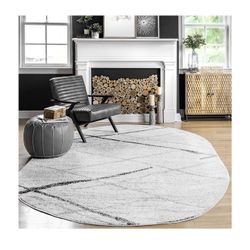 Area rug 8 X 10 Oval BrandNew 