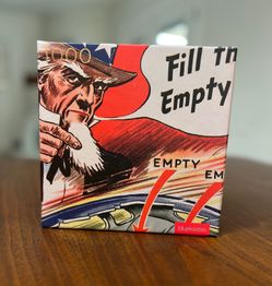 Blue Kazoo Empty Seats Jigsaw Puzzle 1000 Pc Uncle Sam Art