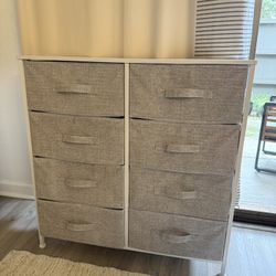 8 Drawers - White/gray