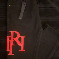 Amiri Pants ( Black & Red )