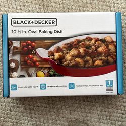 10.5" Oval baking dish
