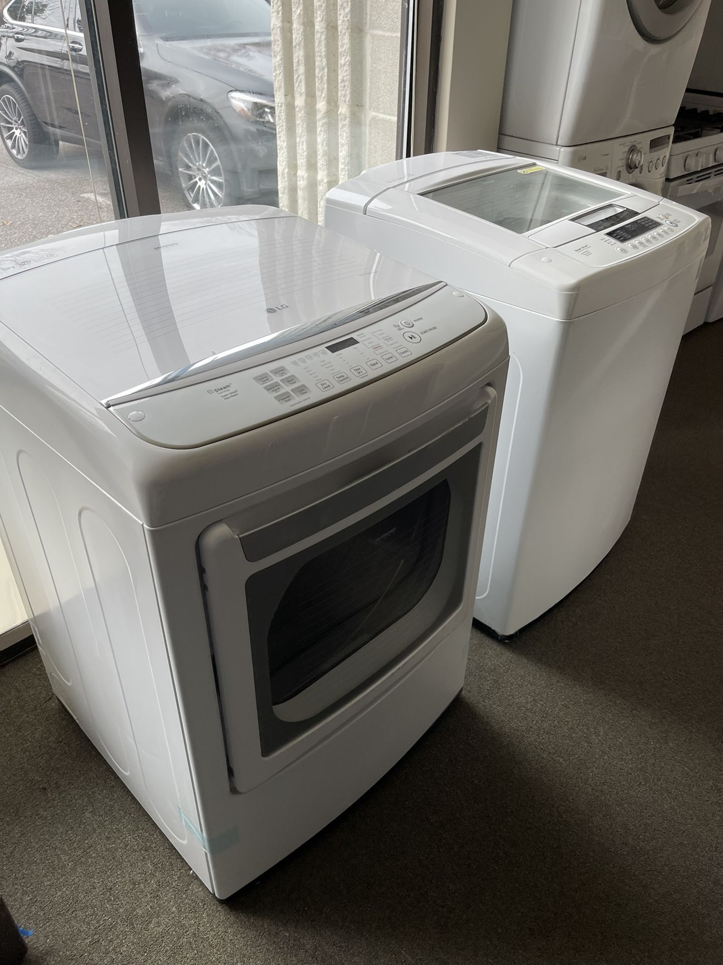 LG high capacity washer and dryer. Deal of the day!