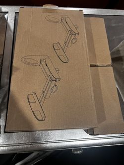 AVF EAK70W-A Speaker Mounts, Side Clamping (Set of 2), White