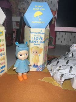 I Love Rainy Day Sonny Angel Hippopotamus