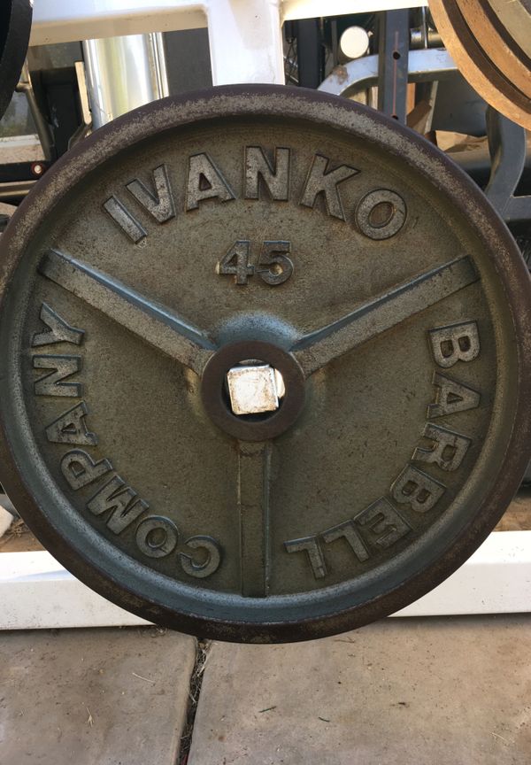 Ivanko 45 lbs Weight Plate for Sale in Avondale, AZ OfferUp