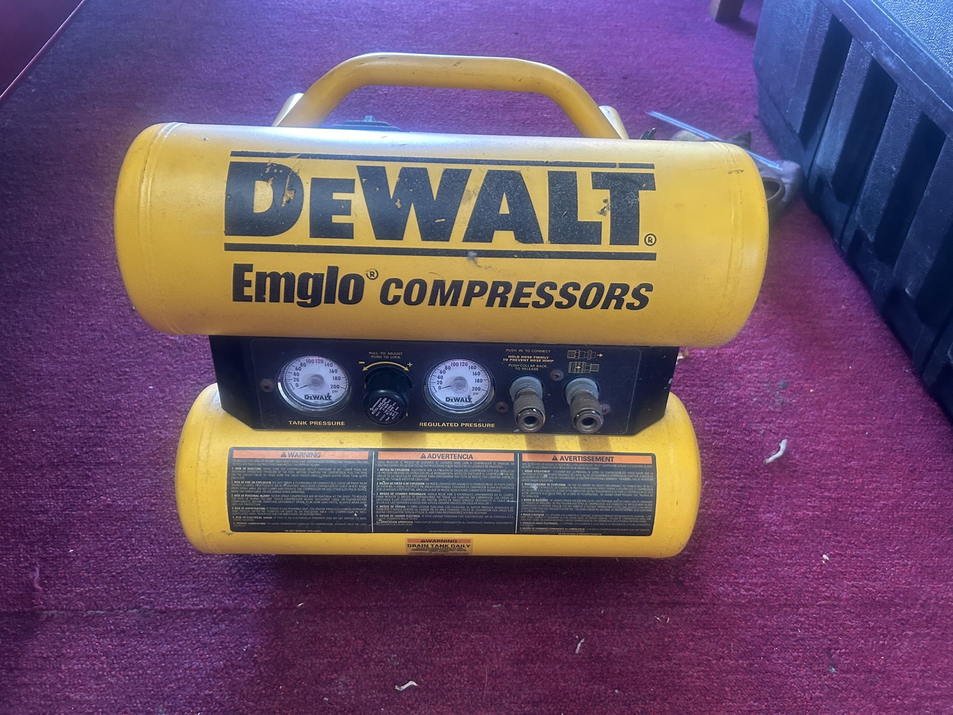 Dewalt Double Tank Air Compressor 