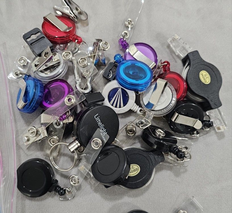 Never used badge holder wheel.