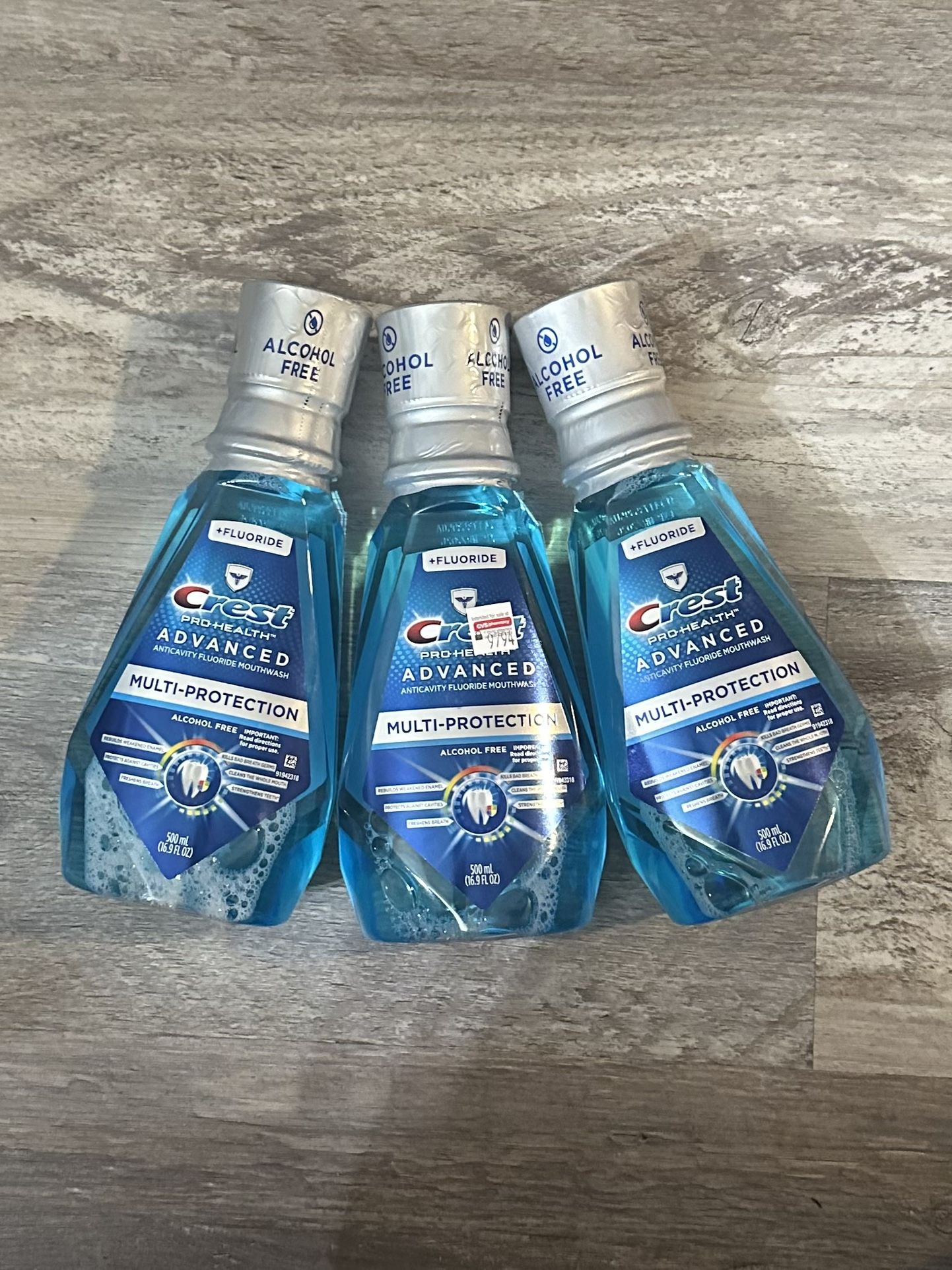 Crest ProHealth Advanced Multi-Protection Mouthwash 500 Ml $3 Each