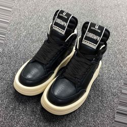 Rick Owens Leather Low Sneakers 15