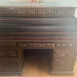 Antique Rolltop Desk 