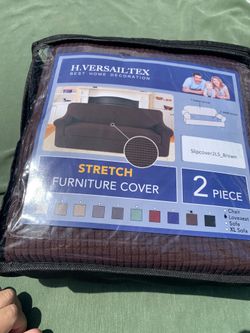 Brown Loveseat Cover 
