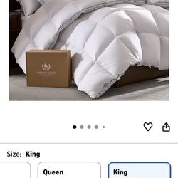 King size duck feather Pacific Coast 