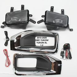  LED Fog Light With Bezel & Switch [Compatible with 07-08 Escalade / 07-13 Avalanche / 07-15 Silverado]