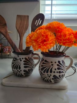 Mexican Pottery Mugs, Chocolate Brown