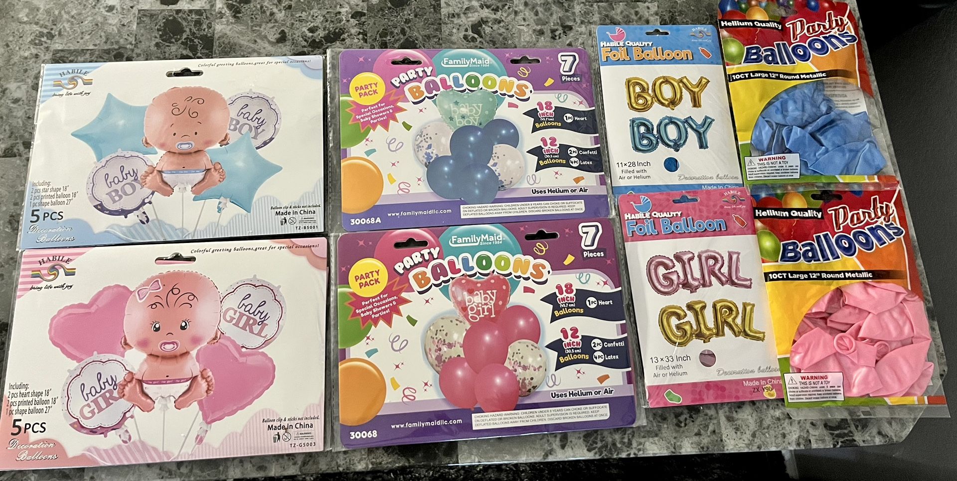 New Balloons For Gender Reveal