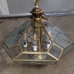 Brass Hanging Lamp