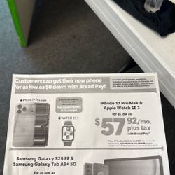 iPhone 17 Pro Max With Se Apple Watch 