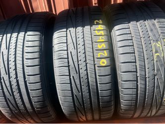 20” tires goodyear 245/45/20 semi new with free installation $60 each