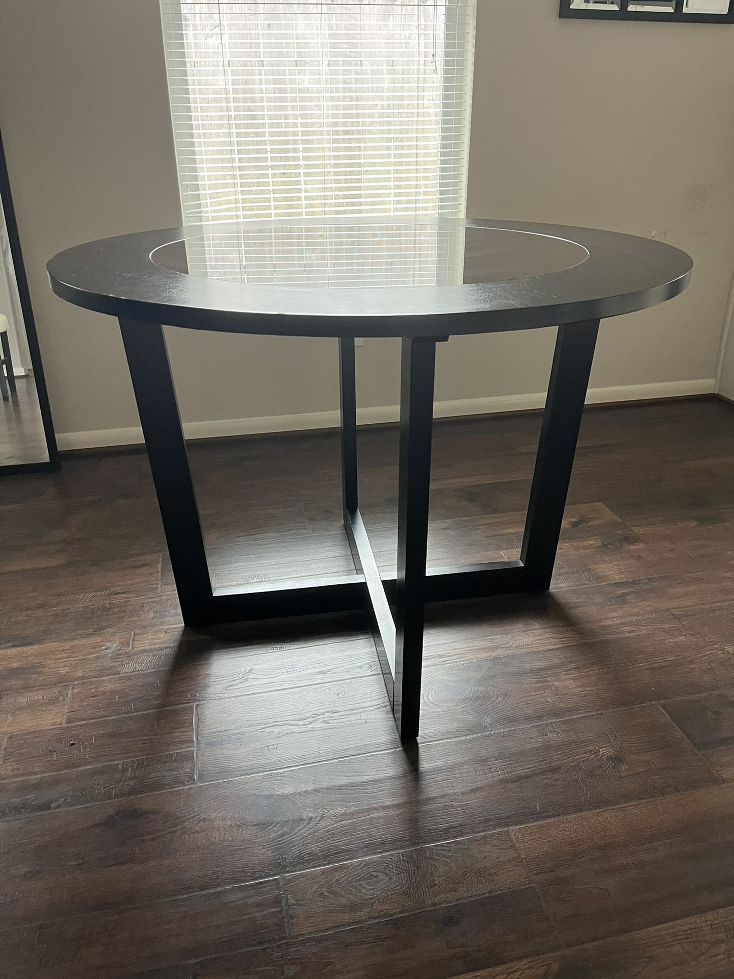 Chocolate Wood Dining Table