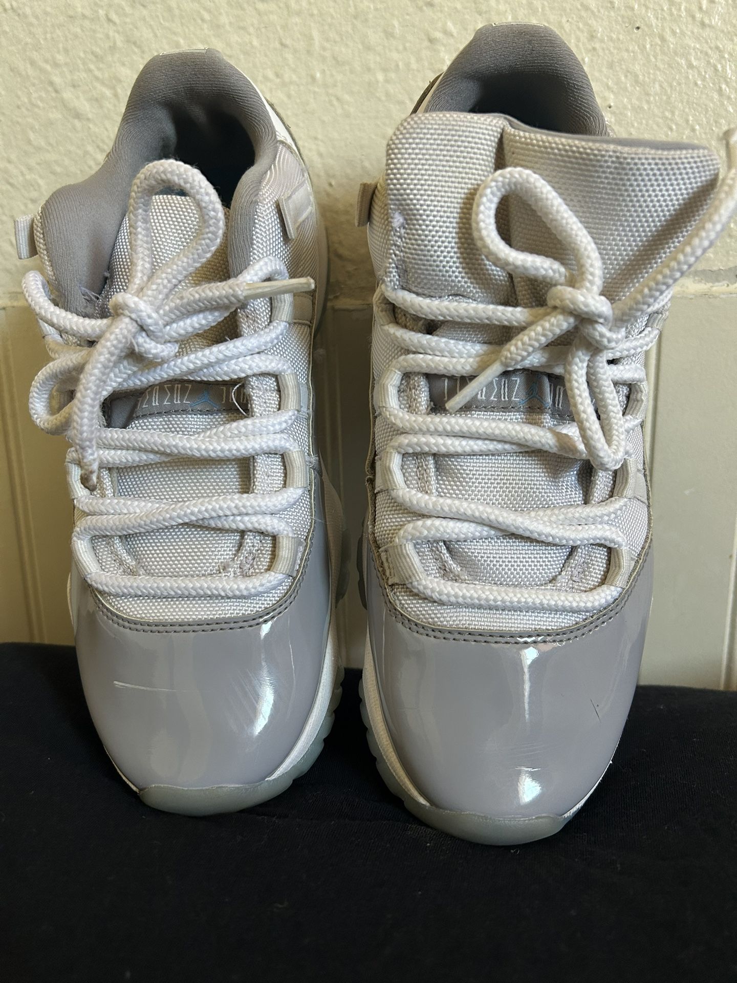 Jordan 11s , Gray White Blue, Size 7 Men’s 8.5 Women’s