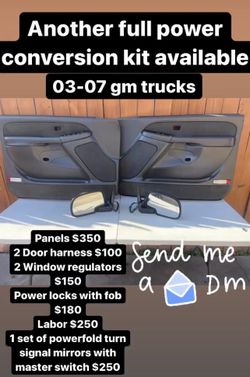 03/07 Silverado Sierra Power Door Conversion