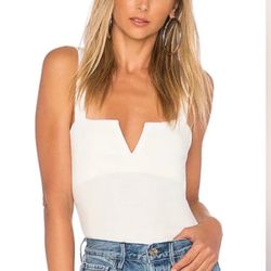 Free People V-Wire Bodysuit