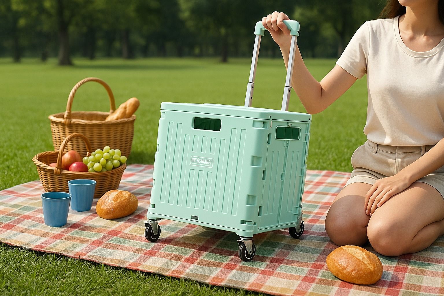 π§³ Heavy-Duty Foldable Cart β Mobile Storage You Can Take Anywhere! ππ