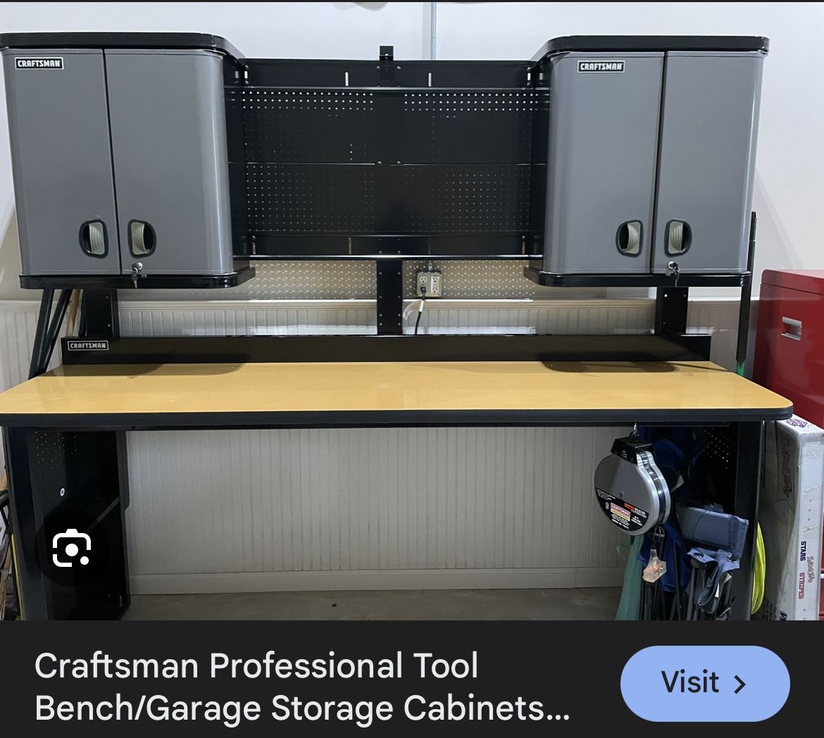 Craftsman Professional Workbench With Cabinets