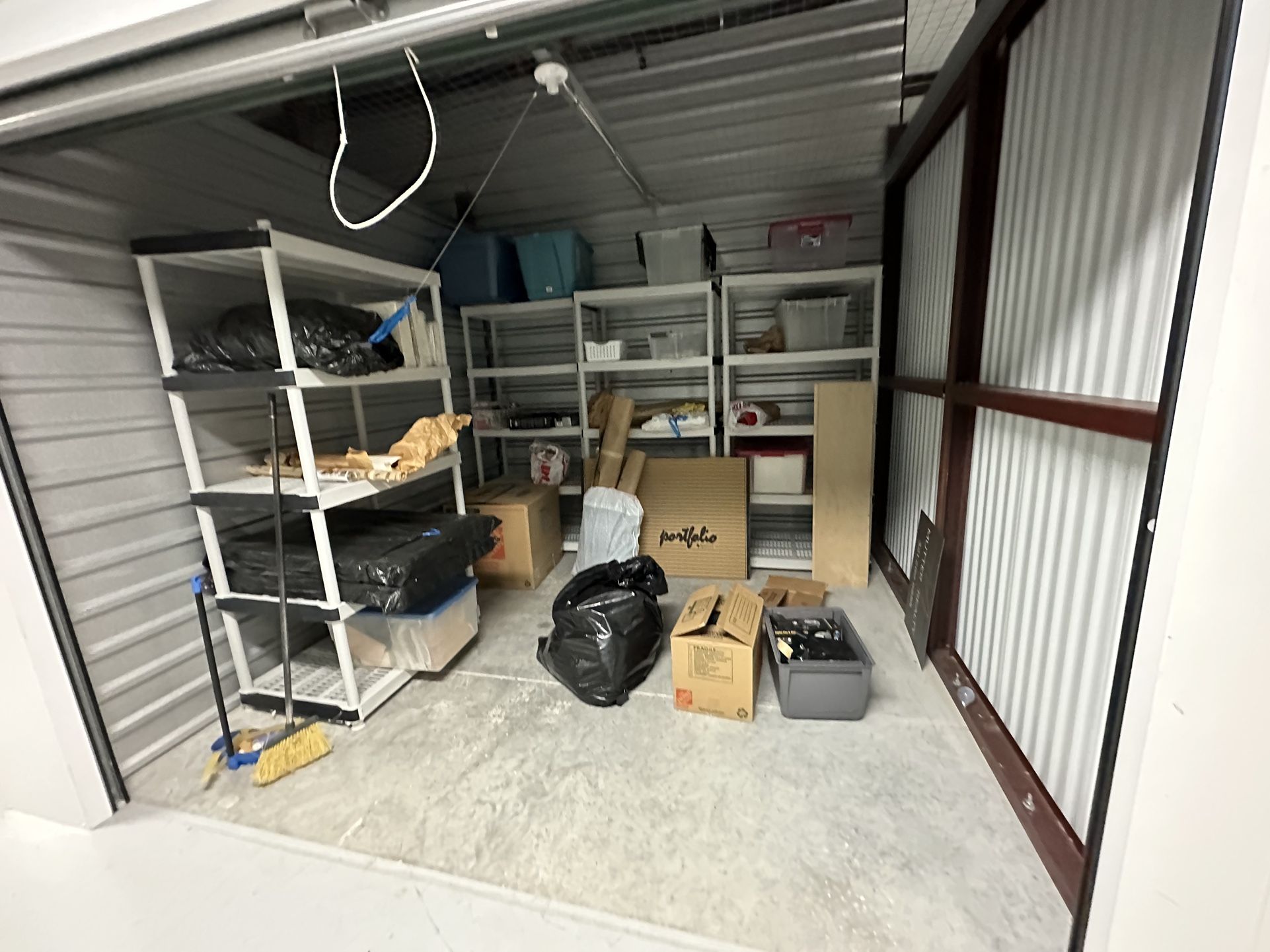 5 Tier Utility / Garage Storage Shelves (Collapsable) Set Of 4