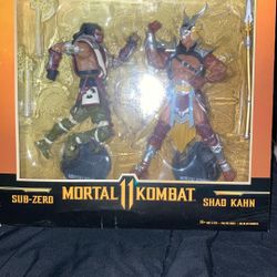 Mortal Kombat 11 Sub Zero Vs Shao Khan 2 Pack McFarlane Toys