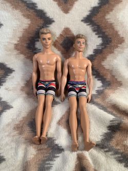 BARBIE WATER PLAY KEN BEACH SUMMER DOLL WITH PRINTED TRUNKS