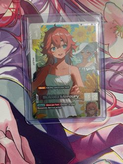 Gundam TCG Suletta Mercury C+ SP Special Parallel ST01-011 - Near Mint / Mint OBO