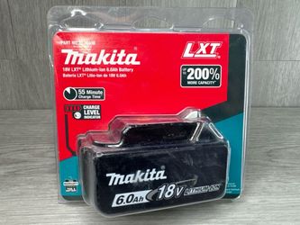 Makita 18V Lxt 6.0AH Lithium-ion Battery BL1860B (A1D032838)