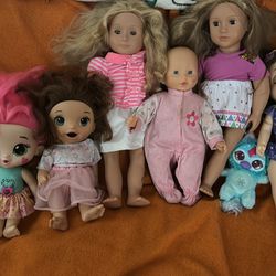 Assorted Dolls Lot