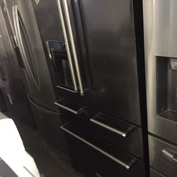 25.8 Cu Ft Black Stainless Steel French Door 36”