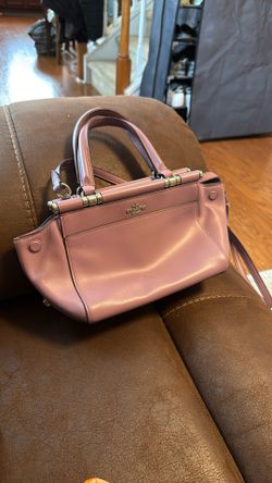 Purple Coach Cross Body Shoulder Bag 