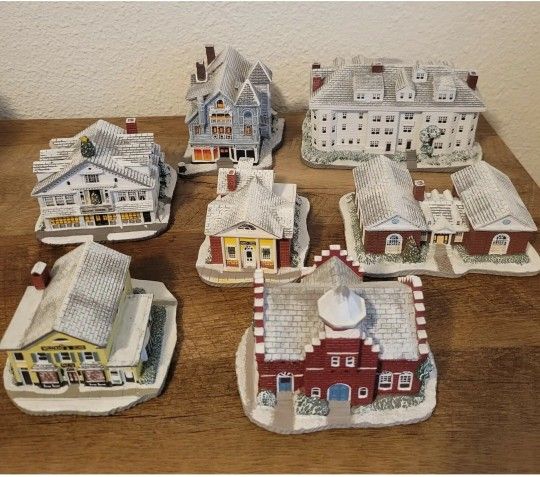 Norman Rockwell Main Street Entire Set