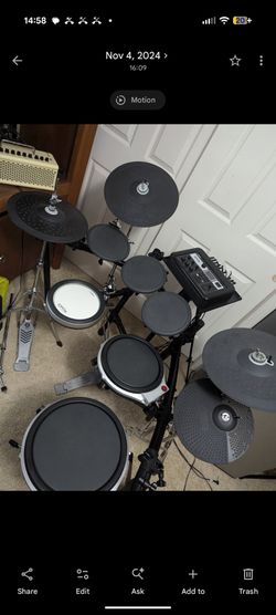 Yamaha DTX Custom Electric Drum Kit (DTX-PRO/DTX6 Module)