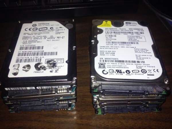 Laptop hard drives