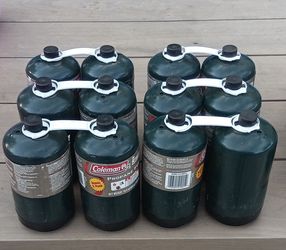 Coleman Propane Fuel Canisters 16.4 oz – Lot of 12