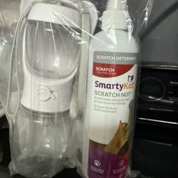 New Cat   Scratch Not Spray And Travel Food Water Bottle Value 50