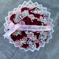 Ramo Buchon Flower Roses Bouquet
