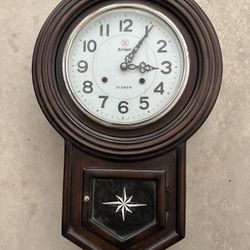 31 Day Clock by Zenon Antique Vintage 