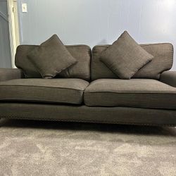 Sofa For Sale - Black (Good Condition)