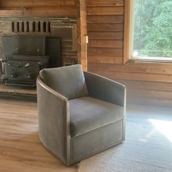 Restoration Hardware Swivel Chair / Retail: $3,350 / Delivery Available 